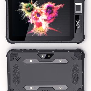 最便宜的工廠直供 8 吋 Android 耐用防水平板電腦，具 GMS、NFC、FBI 指紋識別、UHF RFID、2D 條碼掃描器