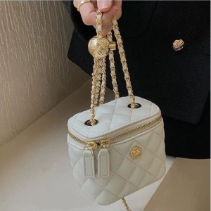 Nuevo bolso pequeño caja de cadena rombo Camelia Secreto del Jardín