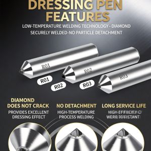 Pluma de diamante para rueda de rectificado