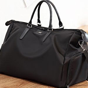 대용량 단기 여행 더플 백 가벼운 방수 비즈니스 여행 체육관 숄더 크로스바디