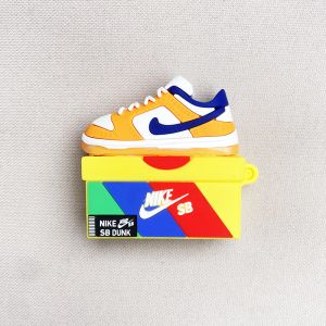 AirPods Pro第一代／第二代與 AirPods第三代，藍牙矽膠保護套，街頭風格球鞋盒 AirPods 保護殼