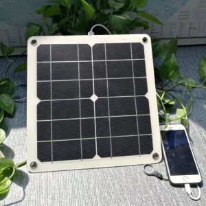 便攜式柔性迷你單晶太陽能板 5W IP65 防水 19% 效率 適用於戶外背包
