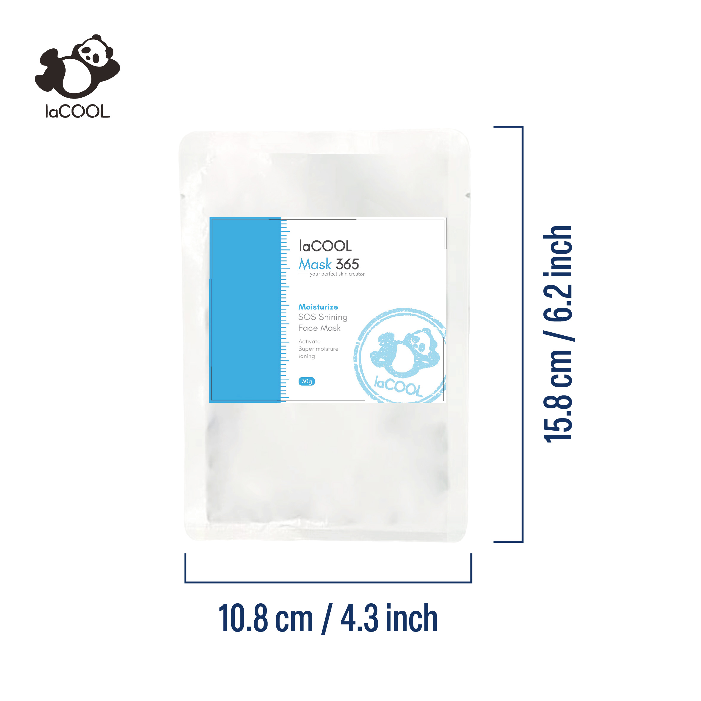 laCOOL SOS Shining Face Mask