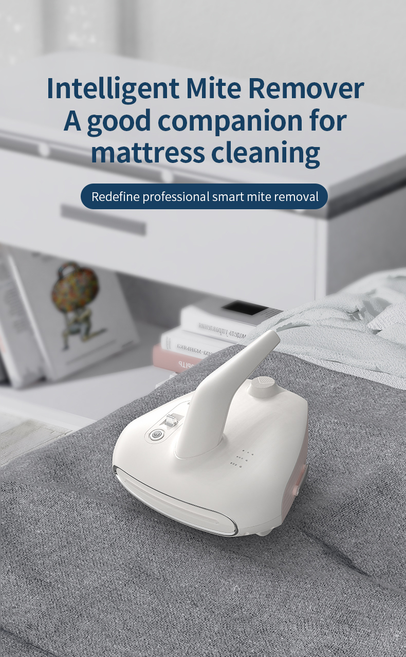 Wireless Smart Mite Removal Vacuum cleaner-150W Power, 4-5KPaSuction, 11.1v, 40-50min Runtime