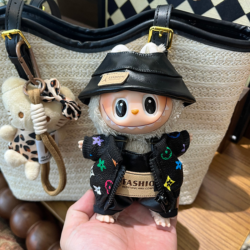 Compatible with 17cm Labubu Figures, 1st/2nd/3rd Gen Doll Outfits,  Costume Dress-Clothing Only  Clothing set only