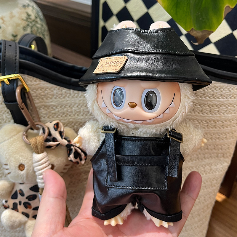 1st/2nd/3rd Gen Doll Outfits Compatible with 17cm Labubu Figures, Costume Dress-Clothing Only Clothing set only — doll, glasses, and shoes not included.