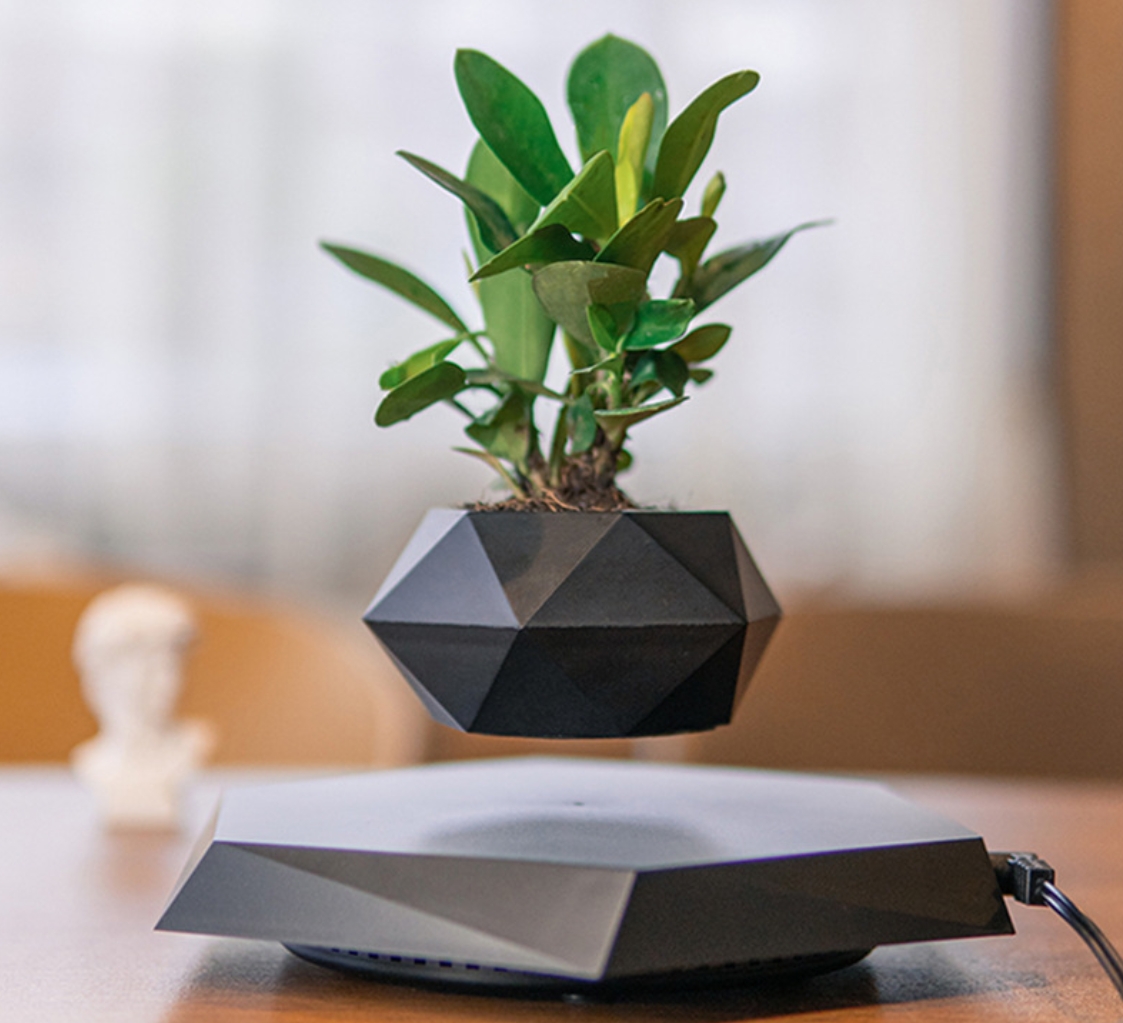 Magnetic Levitating Planter Wholesale Factory Supply |Creative Floating Plant Pot Bonsai Planter