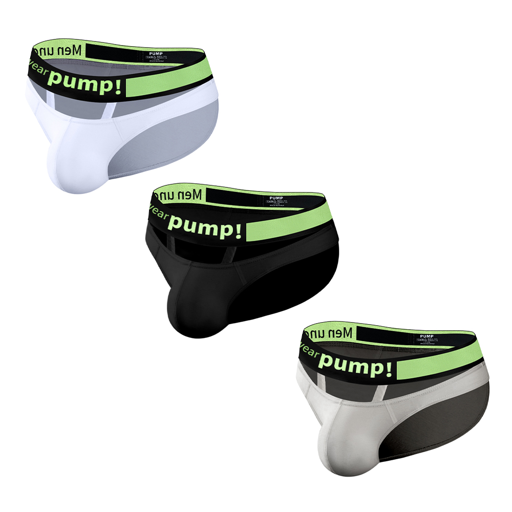 3PCS Sexy Men Briefs Modal Ice silk Comfort Men Underwear Low Waist U Pouch Soft Breathable Hip lift Fashion Underpants