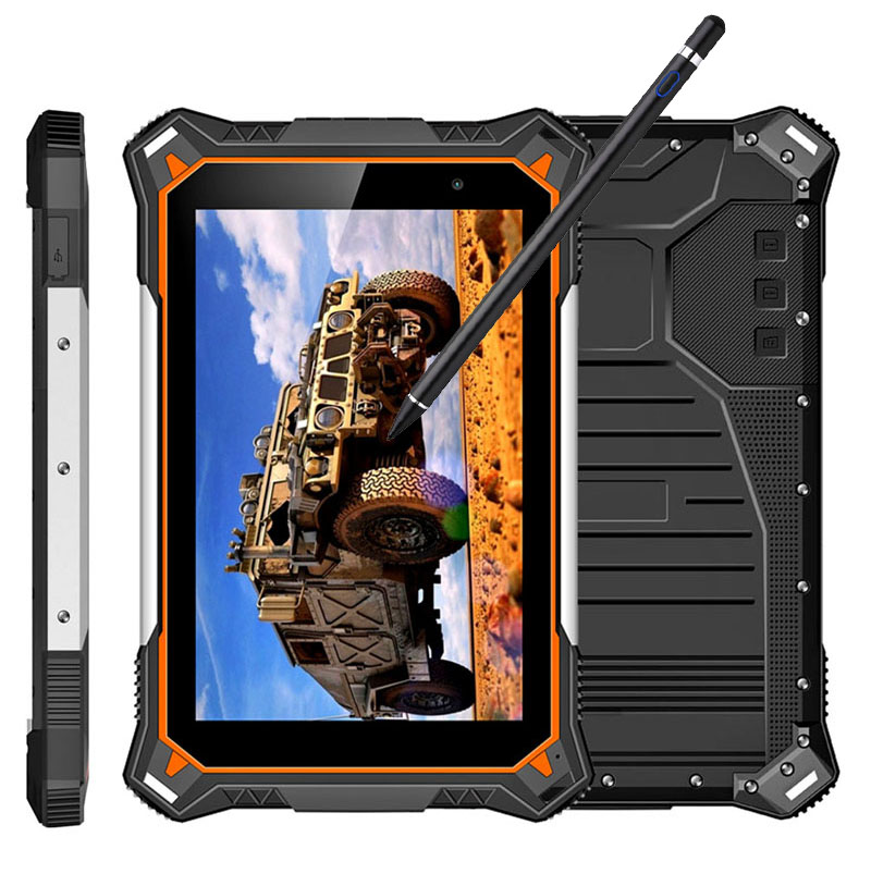 HiDON Cheapest Factory 8" IP68 Rugged Tablet Android Octa Core 10000mAh 6+128GB FHD GPS OEM Rugged Tablet PC Industrial Tablet PC