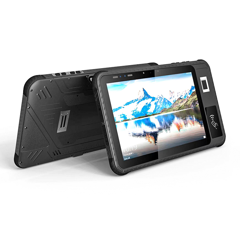 HiDON Cheapest factory 10 Inch MTK8788 Waterproof Rugged Tablet PC Android 11 Fingerprint  With NFC 8000Mah Barcode Scanner UHF RFID RJ45