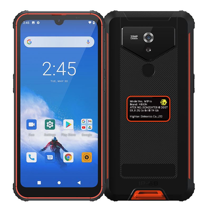 HiDON Direct Factory Explosion Proof Android Phone GPS 6 Inch Mobile GMS Explosion-Proof Phone IP68 Rugged ATEX Phone with NFC PTT