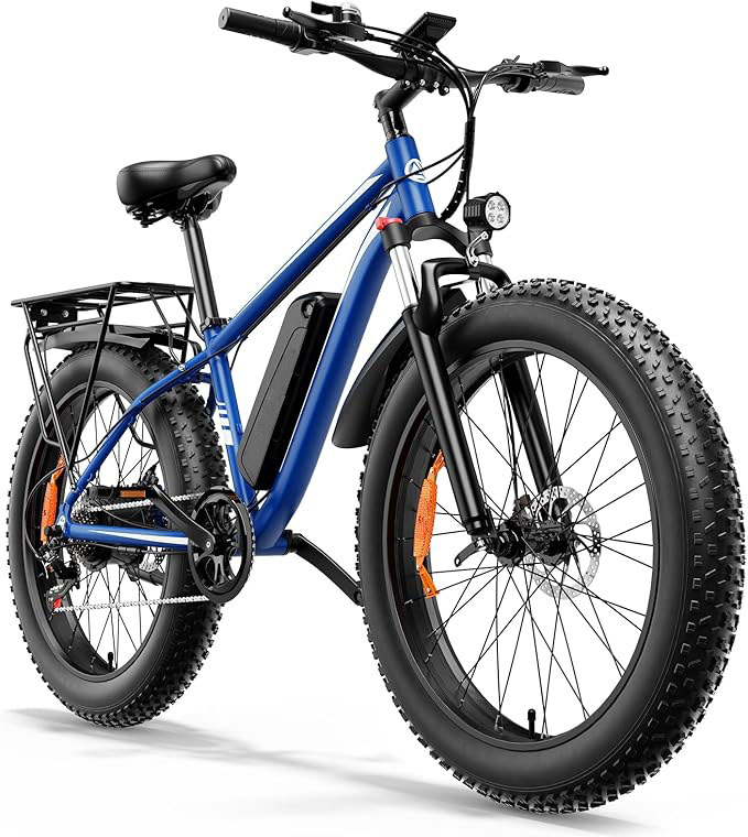 All-Terrain Electric Fat Tire E-Bike for Young Adults – Effortless Electric Assist & Multiple Modes, Durable Fat Tires for Urban Commute & Off-Road Weekend Adventures