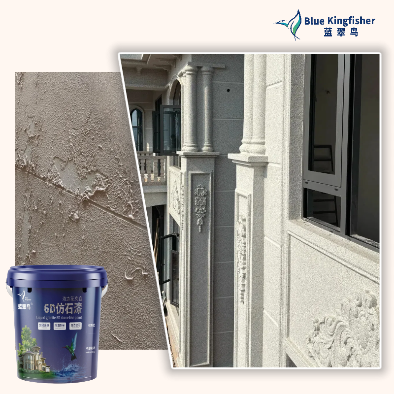 Liquid Granite Stone Paint -  High Coverage, Retro Texture, Sufficient Stock