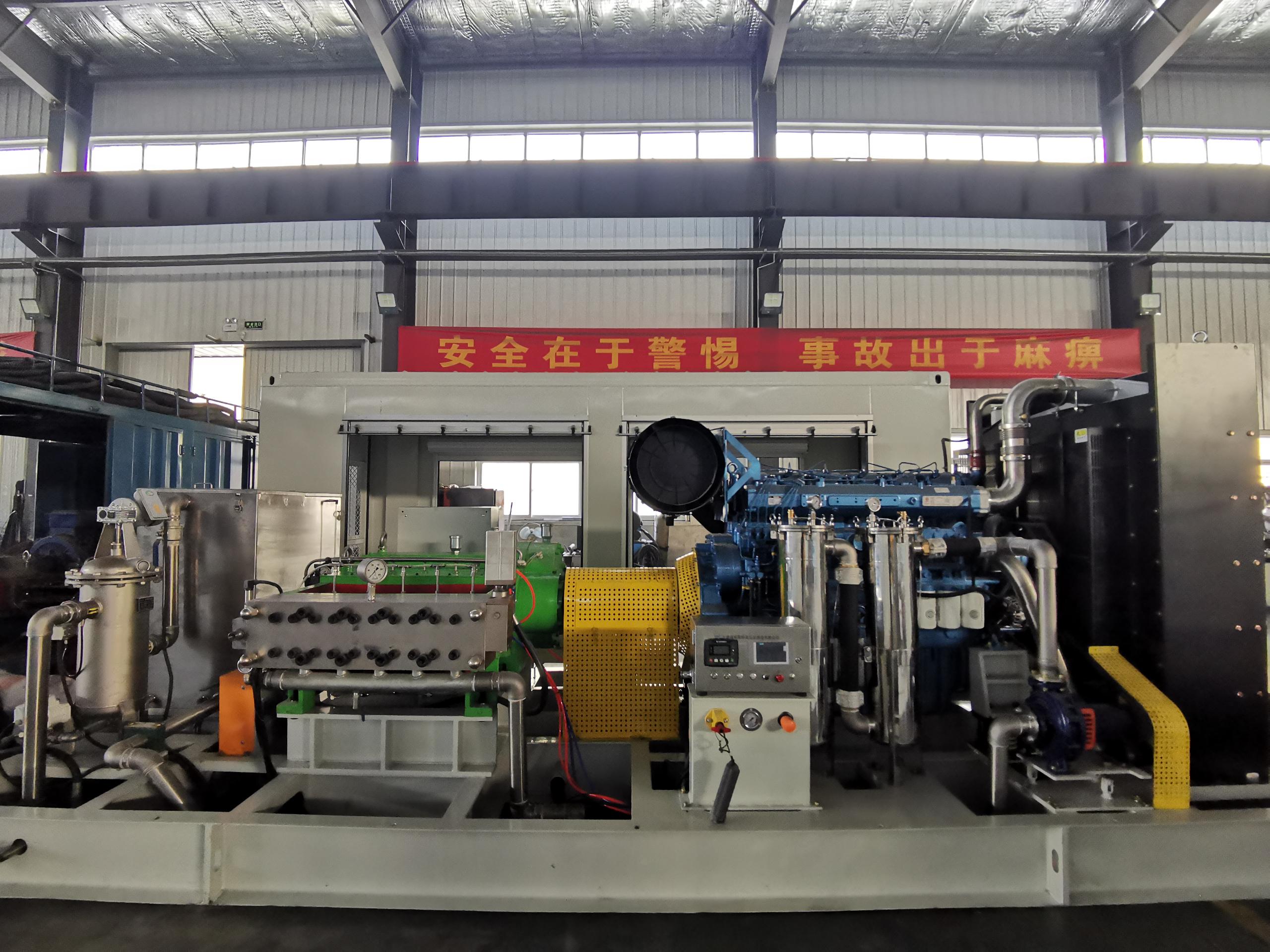 High pressure power pump for tunnel reinforcement grouting