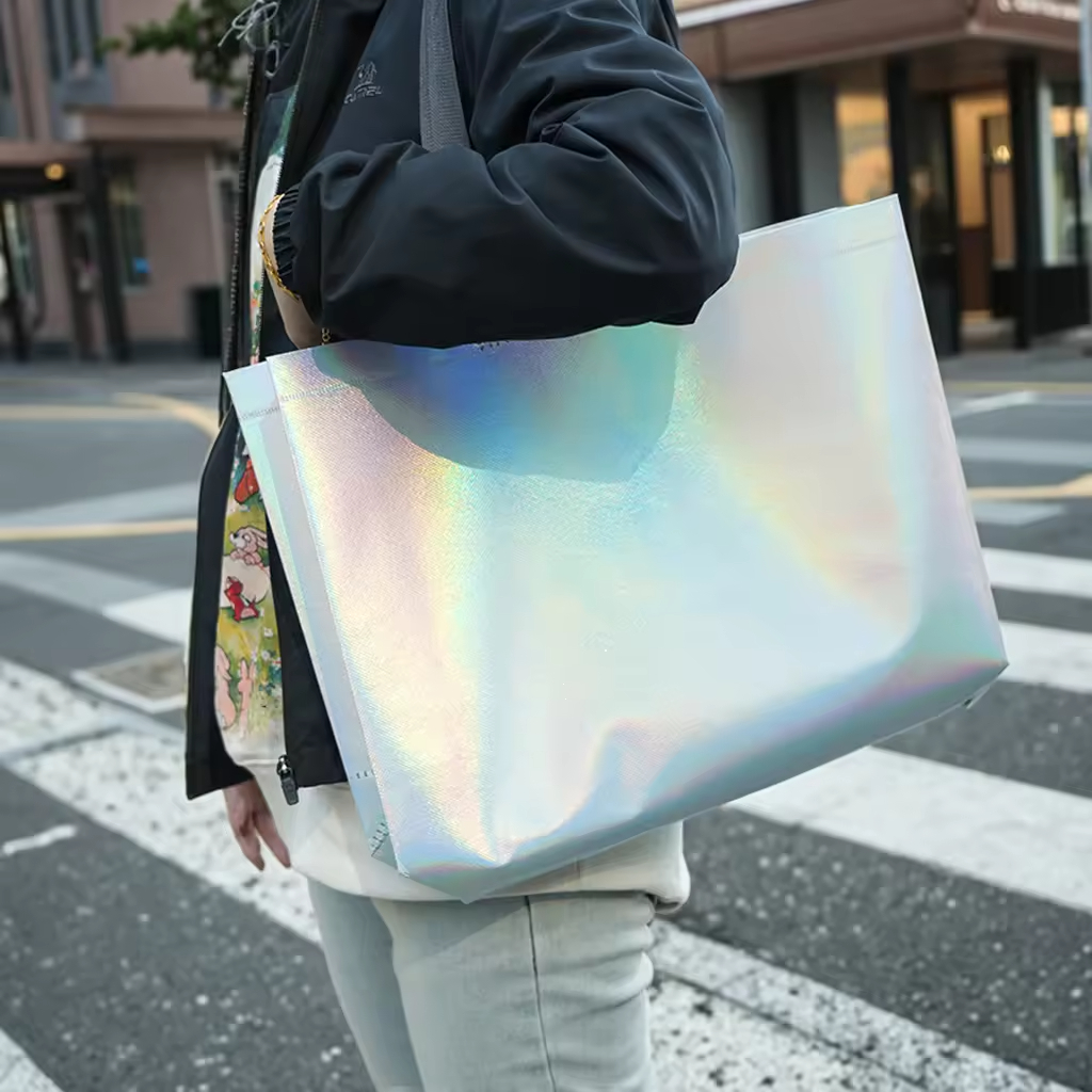 Factory Custom Logo Free Design Eco Friendly Reusable Non Woven Shopping Bag for Your Brand with EU Packaging Regulations