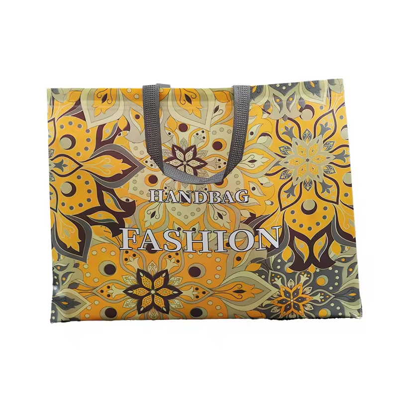 Customizable Eco Friendly Non Woven Reusable PVC Fabric Bag Waterproof with Custom Logo for Supermarket Use or Gifts