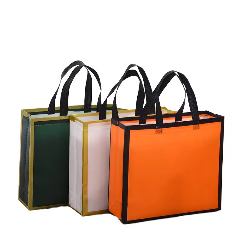 In Stock Non-woven Bag Clothing Shopping Tote Bag Film Advertising Gift Bag Urgent Printing logo