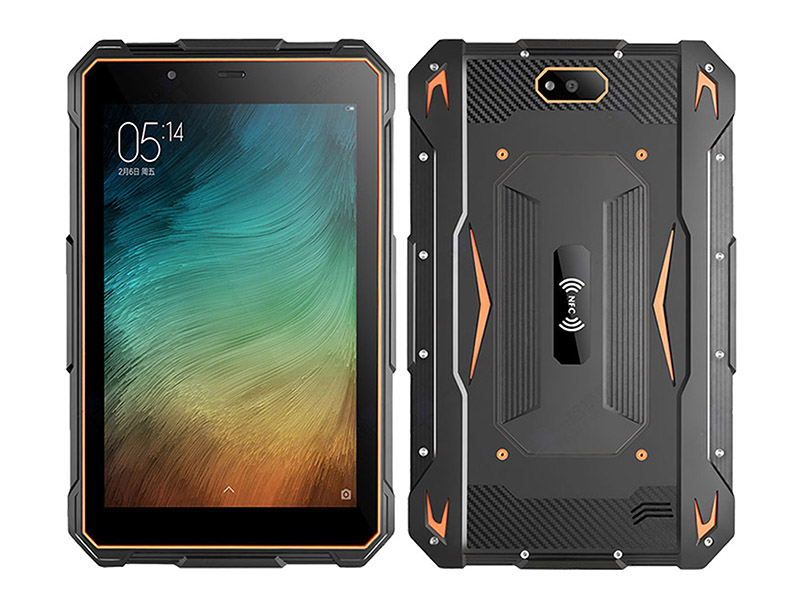 Самый дешёвый заводской 8-дюймовый прочный планшет с Android 13, фронтальная камера 8,0 Мп, водонепроницаемый планшет с NFC, датчиком отпечатков пальцев и GPS, автомобильный прочный планшет