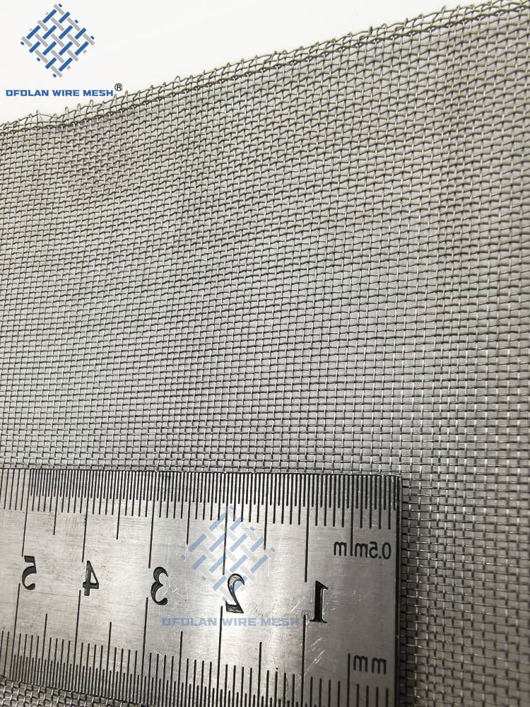 100x1000mm Battery Titanium Mesh with Multiple Mesh Sizes of Electrode mesh Hydrogen Production Titanium Mesh Titanium Wire Mesh