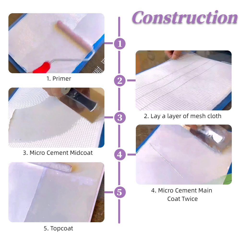 藍翠鳥微水泥製造商直供 | 無縫表面 | 現代極簡質感 | 品質穩定