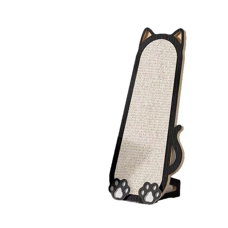 魔鏡貓抓板 – 耐用的草纖維牆掛式/站立式抓撓板，貓用防刮沙發護墊