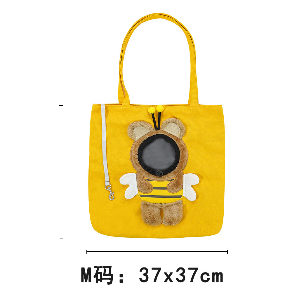 Bee Style 便携式宠物肩背包,适用于小型犬和猫