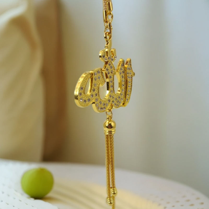 復古鋅合金全鑽水晶車用後視鏡掛飾最小起訂量：30件。請訂購30件或以上