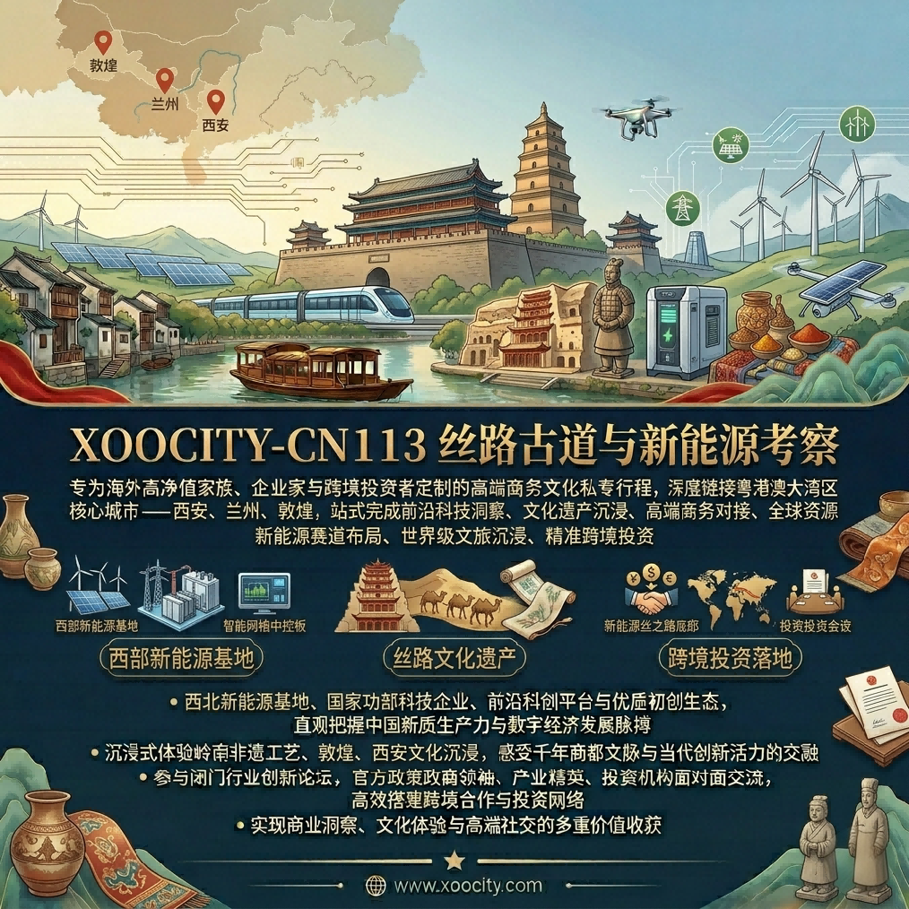 XOOCITY-CN113 실크로드 고대 길과 새로운 에너지 탐험