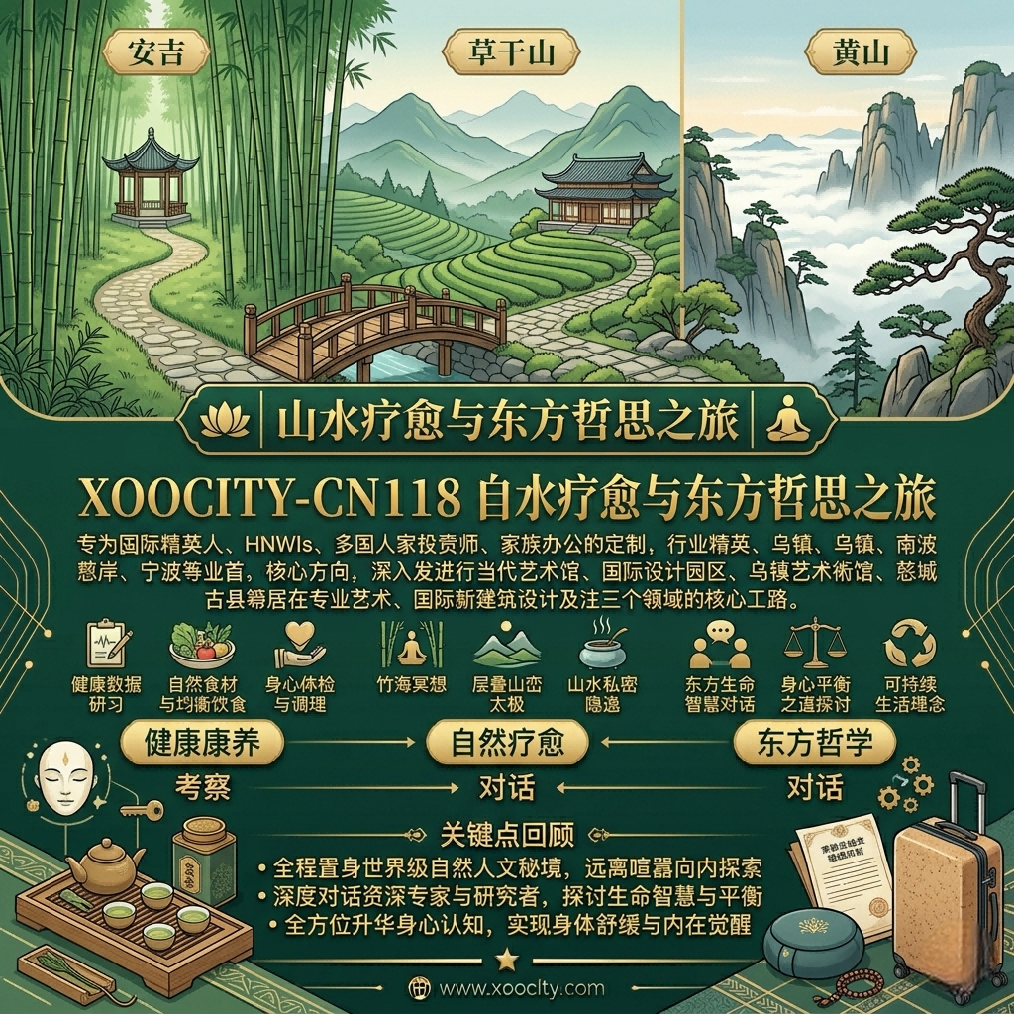 XOOCITY-CN119 산속 스파 힐링 및 동양 철학 여행