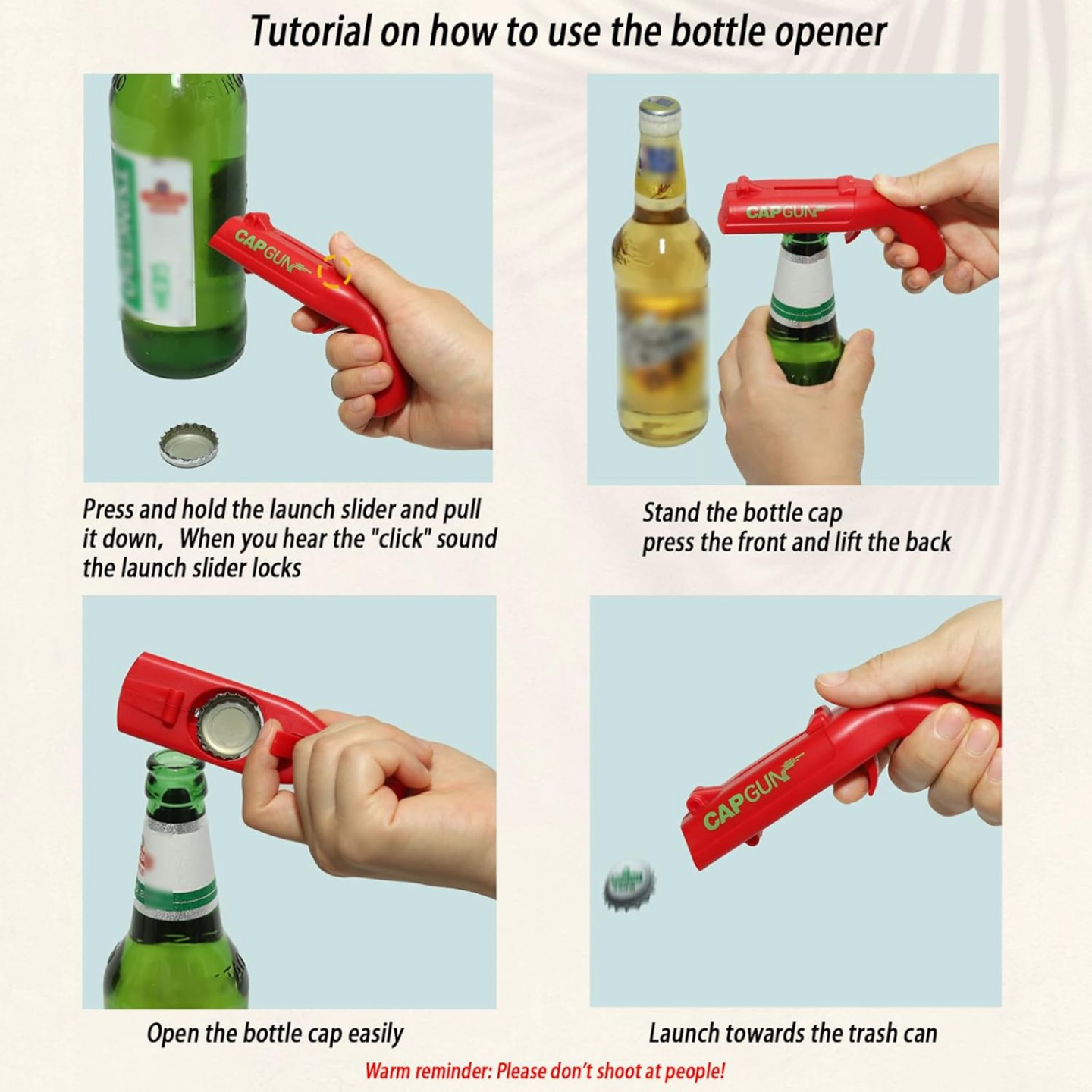 Memorial Gift Beer Bottle Opener, Fun Creative Beer Opener, Perfect for Home Parties, Bbqs, Outdoor Gatherings, Christmas New Year Party
