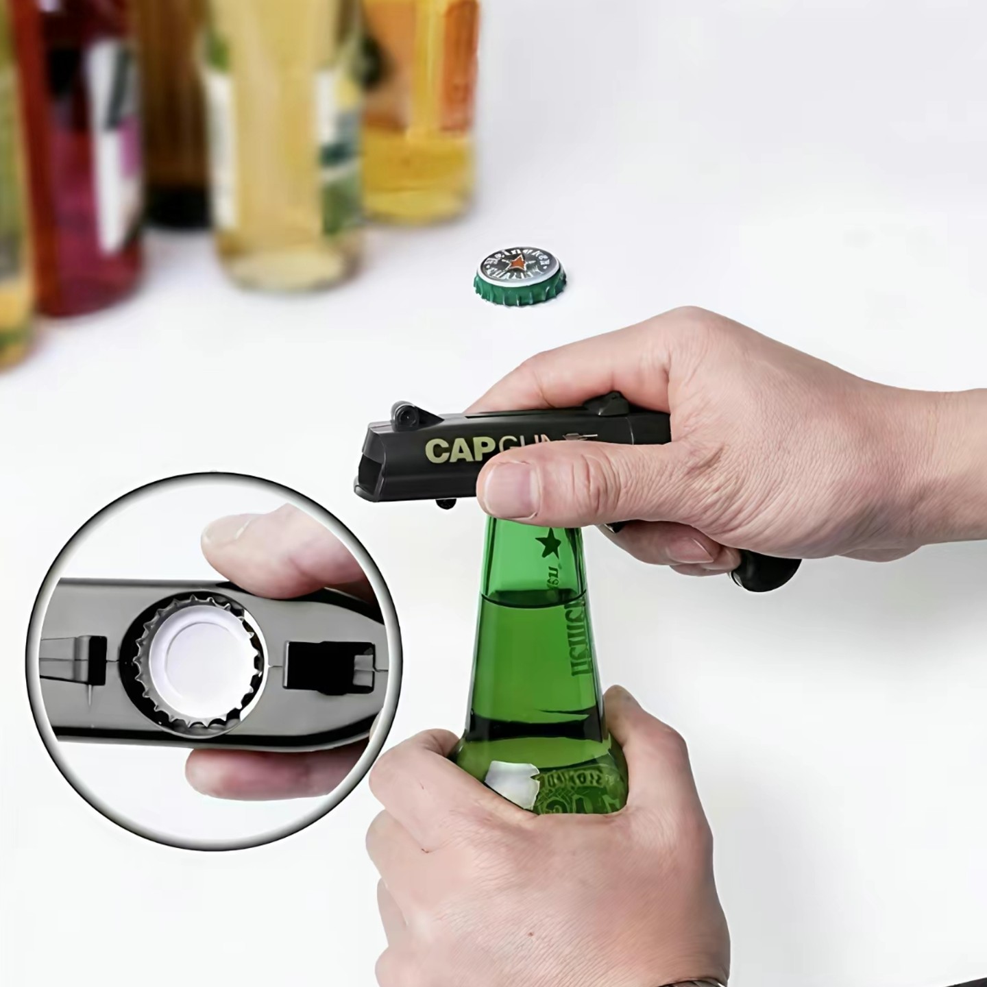 Memorial Gift Beer Bottle Opener, Fun Creative Beer Opener, Perfect for Home Parties, Bbqs, Outdoor Gatherings, Christmas New Year Party