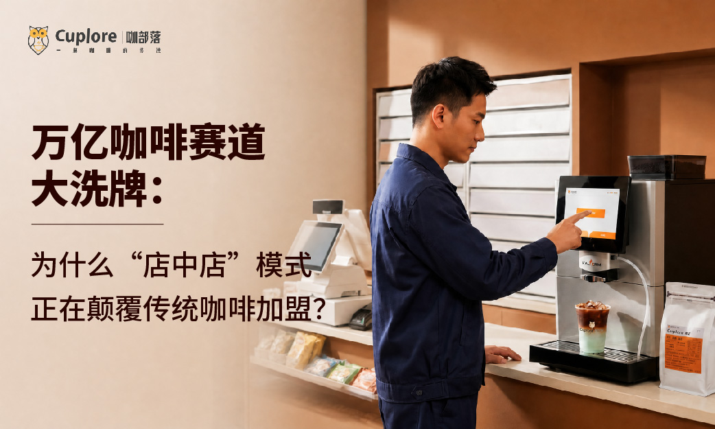 万亿咖啡赛道大洗牌：为什么“店中店”模式正在颠覆传统咖啡加盟？