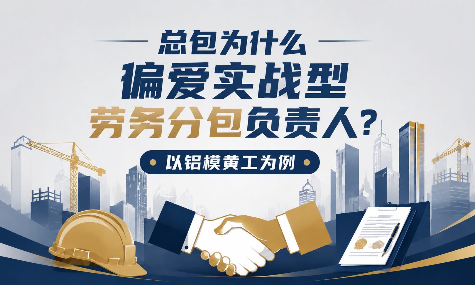 Why do general contractors prefer experienced labor subcontractors? Let's take Mr. Huang, the aluminum formwork contractor, as an example.